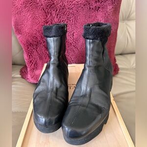 Thierry Rabotin Italian Genius Leather Craftsman Women Boots-Size 37